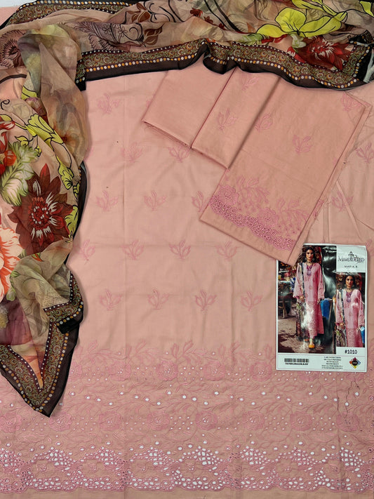 EID Collection *MARIA B* 3pc Fancy Lawn Embroidery Collection
`Fabric Lawn`
🪡