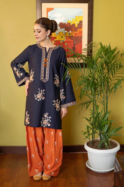 Urge Luxury 2 Piece Fully Embroidered Suit