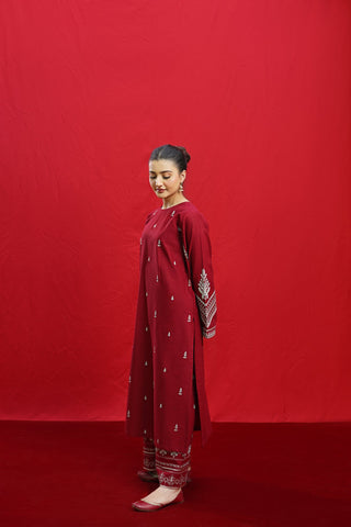 ELKA – Luxury Embroidered 3-Piece in DHANAK