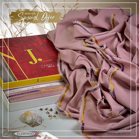 JUNAID JAMSHED - Flamingo - ( Unstitched ) Shalwar Kameez ( Four Season )