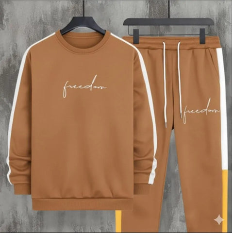 2 Pcs Men's Dri Fit Printed Track Suit