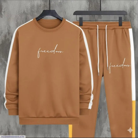 2 Pcs Men's Dri Fit Printed Track Suit