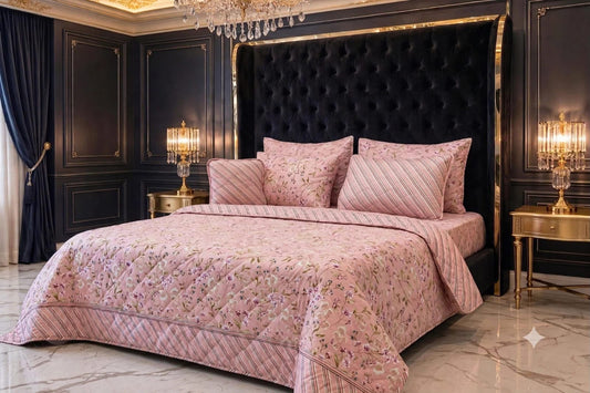 7Pc Printed Comforter Set