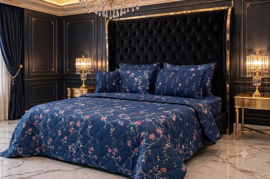 7Pc Printed Comforter Set