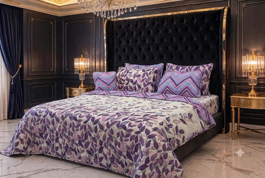 7Pc Printed Comforter Set