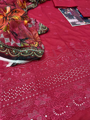 EID Collection *MARIA B*  3pc Fancy Lawn Embroidery Collection 
`Fabric Lawn`
🪡