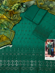 EID Collection *MARIA B*  3pc Fancy Lawn Embroidery Collection 
`Fabric Lawn`
🪡