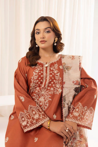 MOHAGNI– Heavy Embroidered 3-Piece Suit (UNStitched)