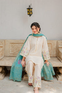 ASLINE– Luxury Embroidered 3-Piece in DHANAK