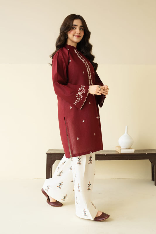 Peezwan Premium Luxury Lawn Unstitched 2-Piece Heavy Embroidered Suit