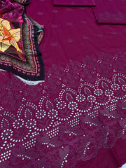 EID Collection *MARIA B*  3pc Fancy Lawn Embroidery Collection 
`Fabric Lawn`
🪡