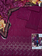 EID Collection *MARIA B*  3pc Fancy Lawn Embroidery Collection 
`Fabric Lawn`
🪡