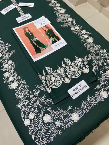 AZURE - 2 PIECE UNSTICED IN DHANAK