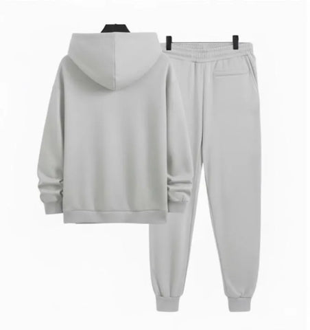 2pcs Men's Polyester printed Hoodie Track suit